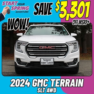 $3,301 Off MSRP on a New 2024 GMC Terrain SLT AWD!*